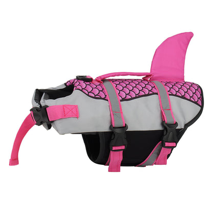 Swim Pet Dog Life Jacket Vest Clothes Life Vest Collar Harness Pets Swimming Summer Swimwear Scales Shark Pet Products 76e3ff