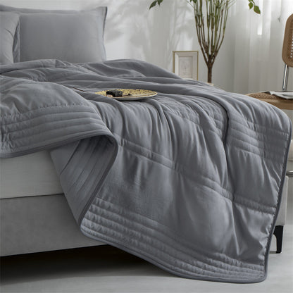 Cooling Blankets Pure Color Summer Quilt Plain Summer Cool Quilt Compressible Air-conditioning Quilt Quilt Blanket 76f7b7ee 1