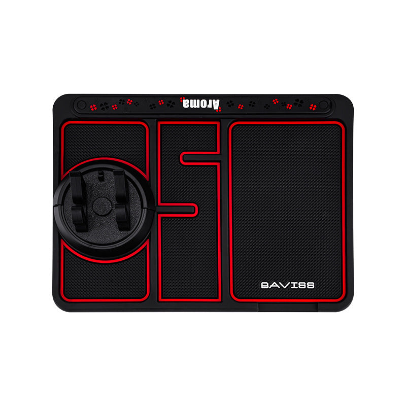Non-Slip Car Phone Pad For 4-in-1 Car Parking Number Card Anti-Slip Mat Auto Phone Holder Sticky Anti Slide Dash Phone Mount 