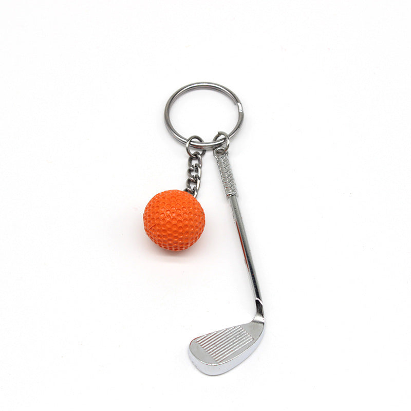 Golf Keychain Pendant Cross-border Gift Golf Creative European And American Metal Hardware Pendant Crafts 770f273a 666d 4771 