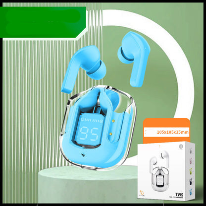 New Mini Transparent Wireless Bluetooth Headset Digital Display ENC Noise Reduction True Wireless Sports Music 77131465 c82a 