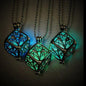 Square Life Tree Hollow Night Glowing Necklace Necklace Life Tree Pendant Necklace 772457026539 5105c3f5 b5f5 478e be22 6c468