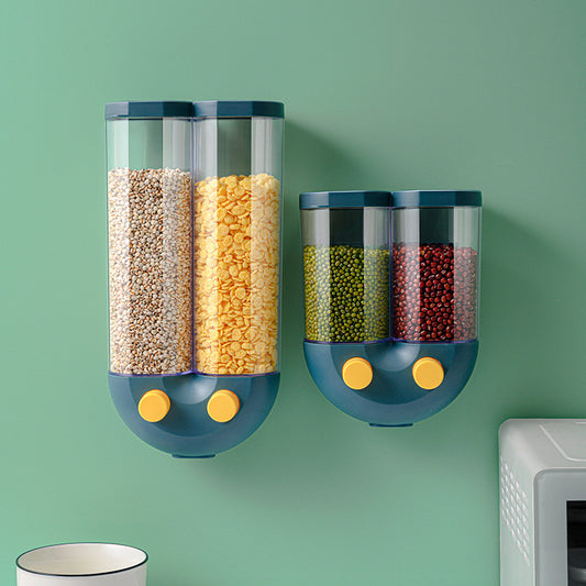 Kitchen supplies small general merchandise grain storage box food sealed can household grain storage tank plastic can 7733627