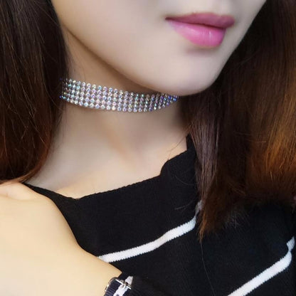 Fashion Women Full Crystal Rhinestone Choker Necklace Wedding Jewelry Chokers Necklaces For Women 7734549590656