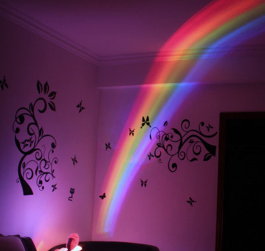 Novelty LED Romantic Sky Rainbow Colorful Projection Night Light 773638610129