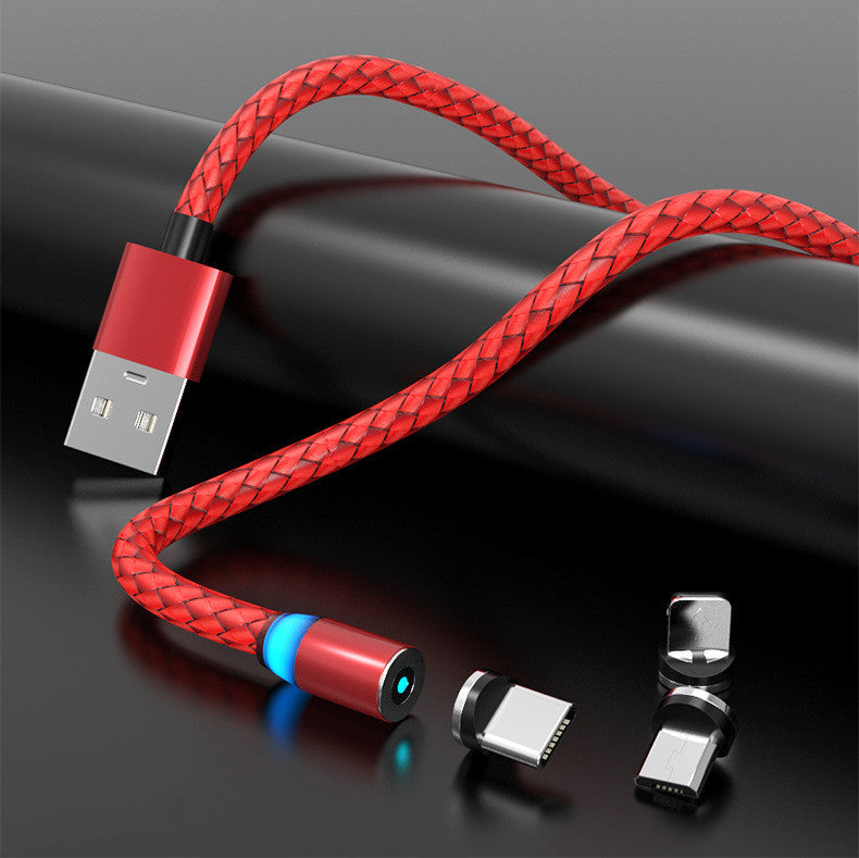 Compatible with Apple , Magnetic Data Cable Breathing Light Magnetic Mobile Phone Charging Cable - 图片 7
