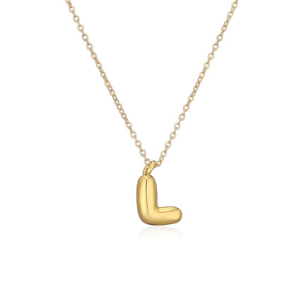 Copper Plated Gold 26 English Letters Pendant Necklace Niche Personality Clavicle Chain 775b7e34 9cb9 4bcc b136 5db4f9c9ed77
