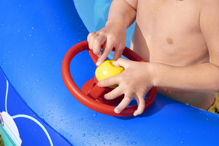 Boat Type Sunshade Pool Children's Paddling Pool Swimming Pool 775c10ee 9560 4a3e 8953 82a08c0c1a02