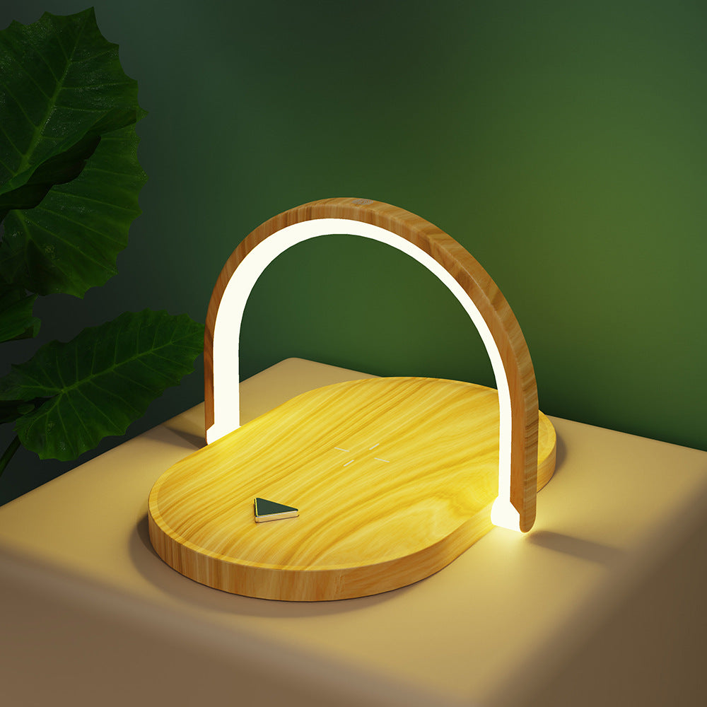 3 In 1 Foldable Wireless Charger Night Light Wireless Charging Station Stonego LED Reading Table Lamp 15W Fast Charging Light - HD Wireless Product #14
