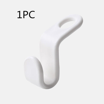Plastic Closet Stack Hanger Rack Multi-function Wardrobe Space-saving Hanger Hook Coat Hook Bedroom Storage Wardrobe Organize