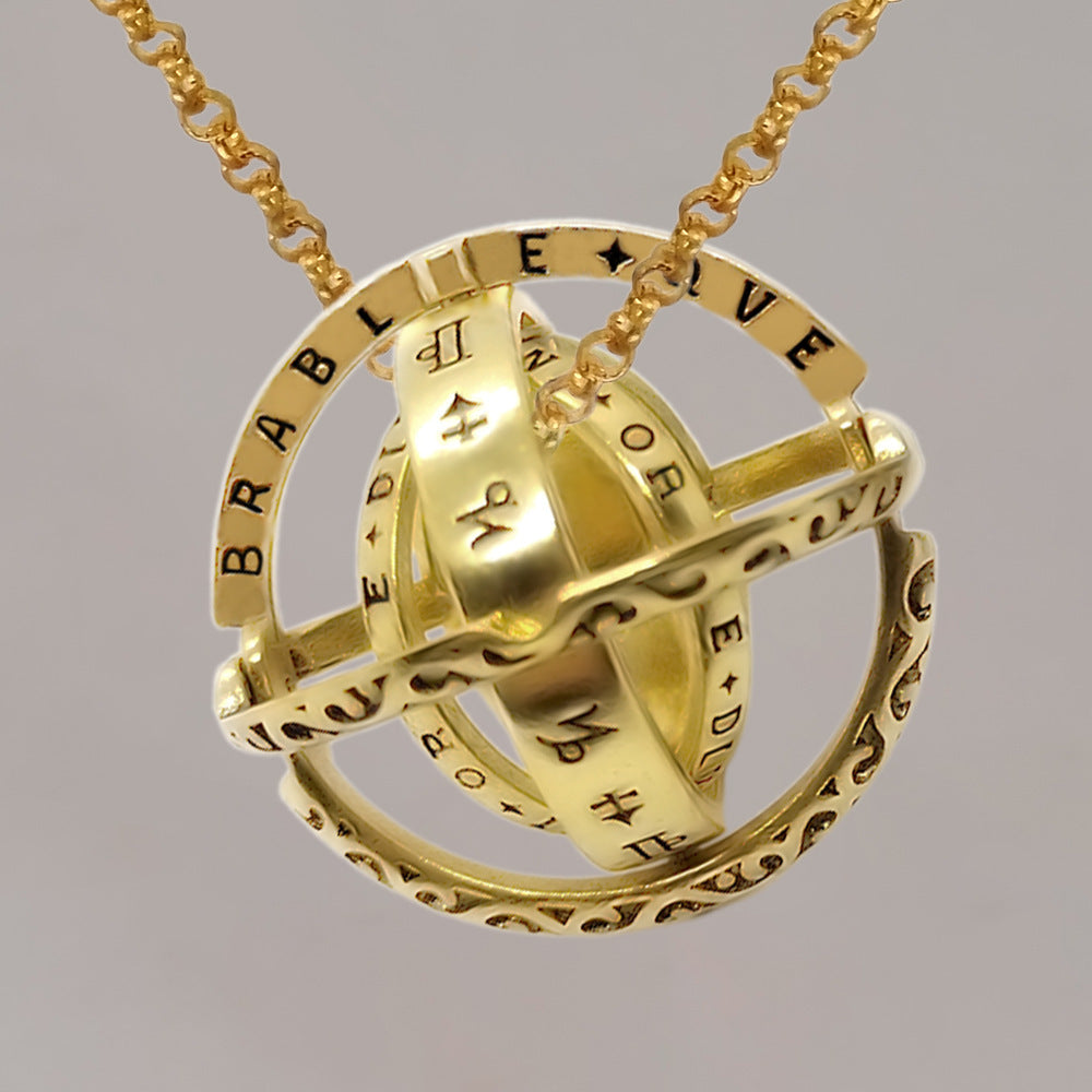 Germany Astronomical Ball Ring Necklace Europe And America Flip Deformation Universe Globe 7768103f 8a9c 4268 af37 664b7ab7bf