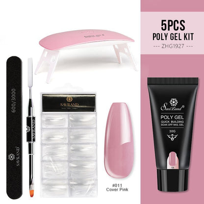 Quick Extension Gel Crystal Gel Nail Set 7768992005811