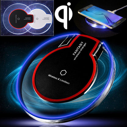 New Wireless Charging Dock Charger Crystal Round Charging Pad With Receiver For A-pple For Sanxing 776fac2c b07f 4d0a ac8a 0d