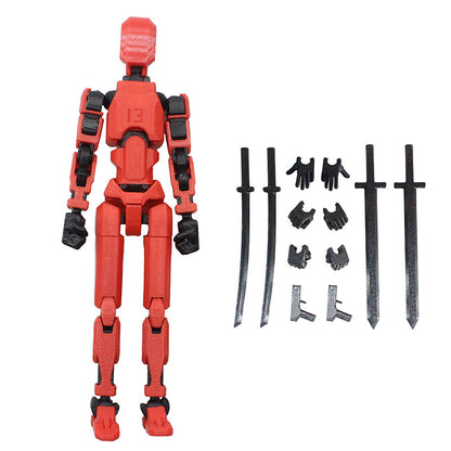 3D Printing More Than Movable Joint Doll Lucky 13 Full Body Movable Robot - HD Wireless Product #8
