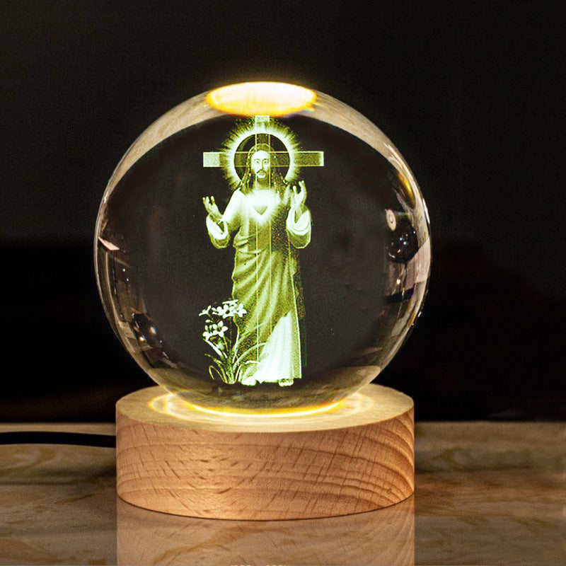 Creative Glow Crystal Cross Church Office Desk Surface Panel Ornaments 77774a64 036c 4dc9 b6df c2cb66055291