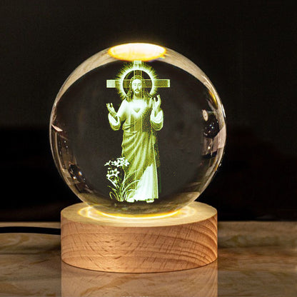 Creative Glow Crystal Cross Church Office Desk Surface Panel Ornaments 77774a64 036c 4dc9 b6df c2cb66055291