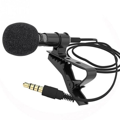 Portable clip Condenser Microphone Mobile Phone Universal 3.5MM 778093711635