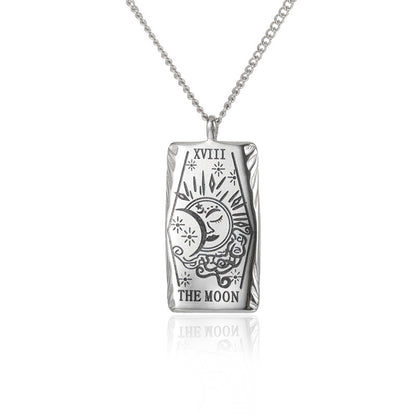 New Personalized Simple Stainless Steel Square Card Necklace 7781fafc e731 434f 8c44 03e4b2728fb8