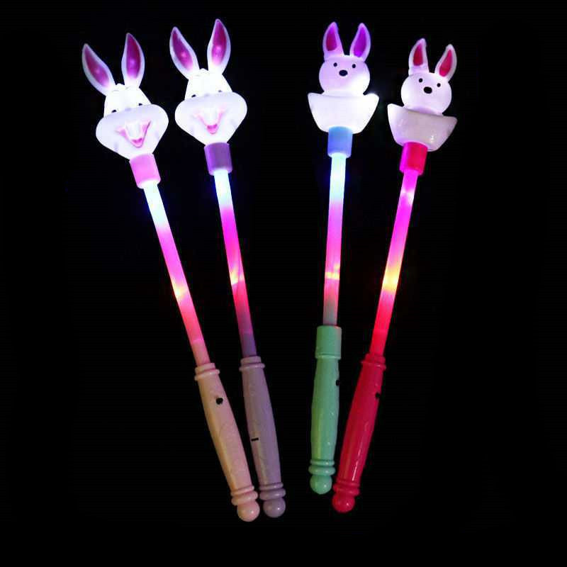 Luminous wand children''s magic wand concert props fluorescent wand floor stand luminous toys pop up fairy wand night light 7