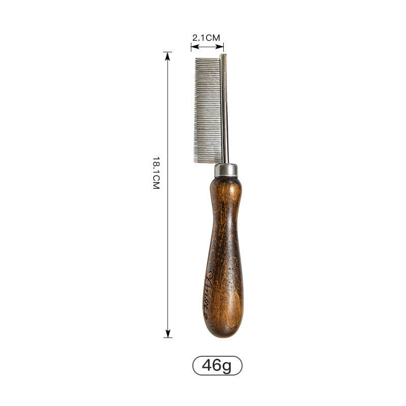Pet Comb Solid Wood Antique To Remove Floating Hair 7793fad6 622f 44cc 95fe e5b1d2a6da3e