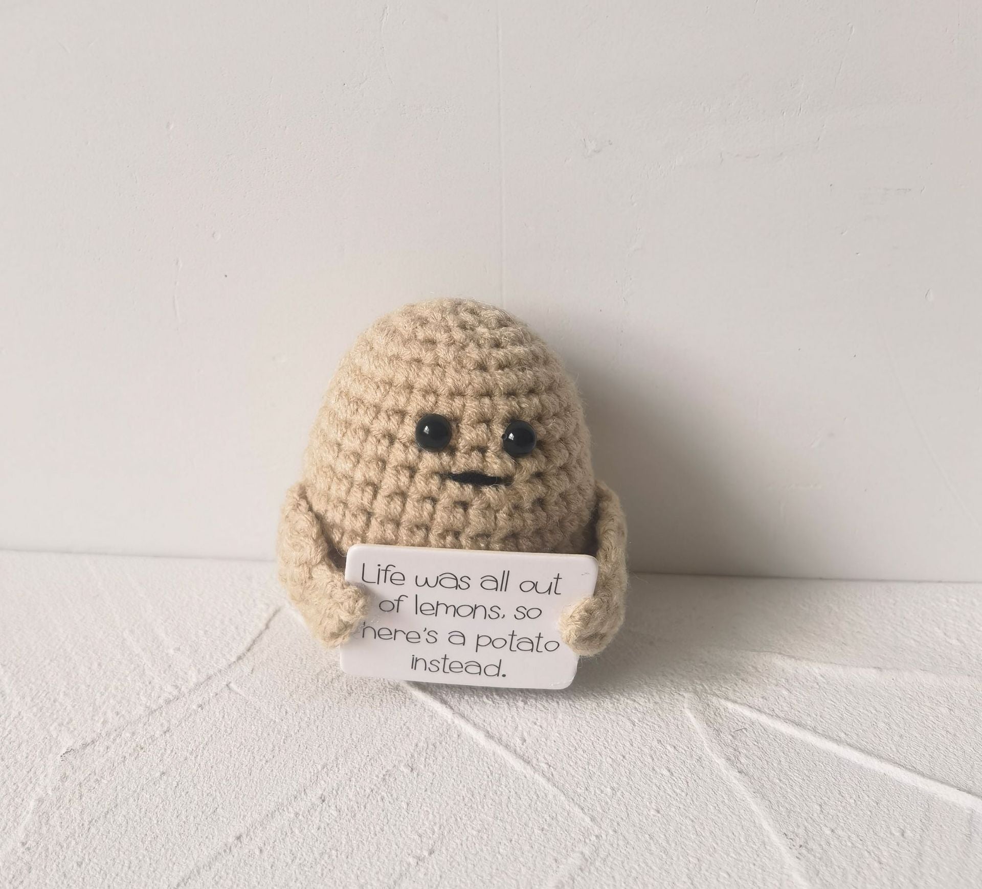 Cute Funny Potato Facial Expression Bag Handmade Crocheted Doll Hanging Buckle Schoolbag 77b154d5 deb1 4550 8a76 83cdb86c053f