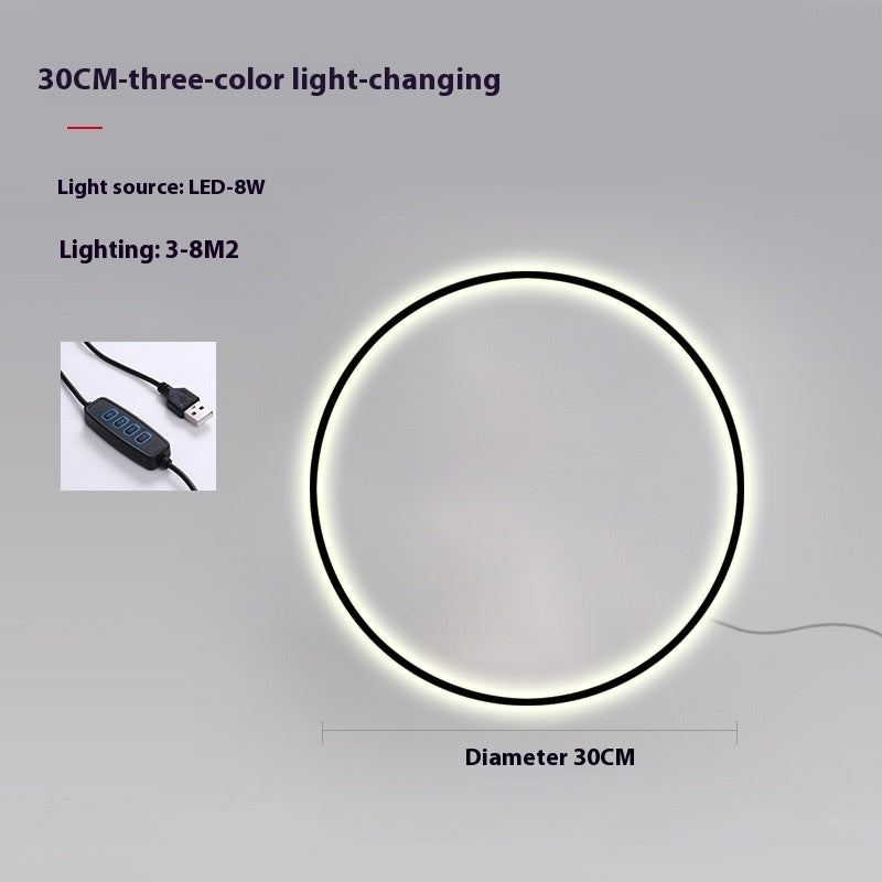 Minimalist Round Bedroom Bedside Lamp Wireless Living Room Sofa Background Wall Hotel Decorative Wall Lamp 77b4378c 2ffe 43fe