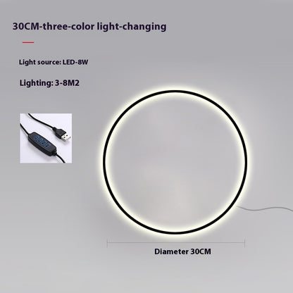 Minimalist Round Bedroom Bedside Lamp Wireless Living Room Sofa Background Wall Hotel Decorative Wall Lamp 77b4378c 2ffe 43fe