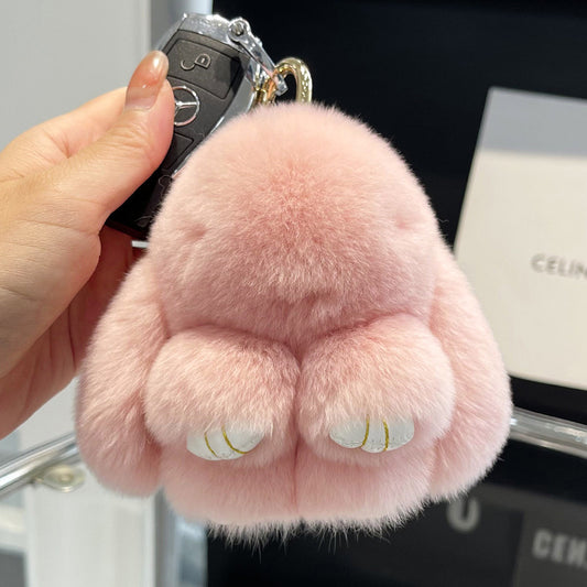 Cute Plush Doll Bunny Car Key Ring Pendant 77c4f70e 417e 491c b3a7 f385e16c5e74