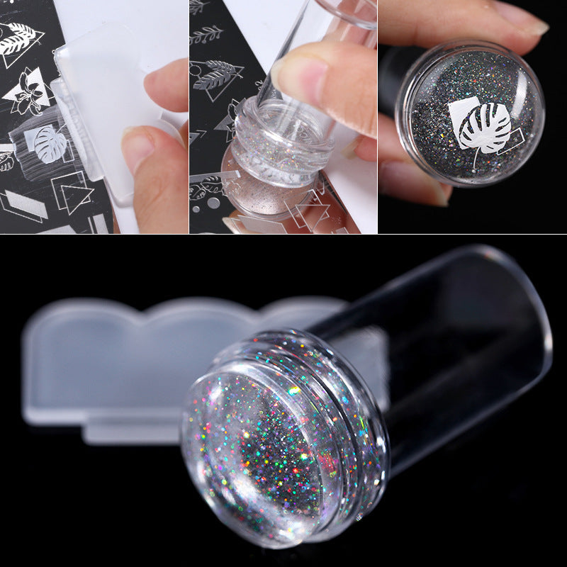 Nail Stamp Printed Transparent Colorful Handle Seal Magic Color Laser 77d8a07c bbb6 49ad 9ede 6022716e9ab6