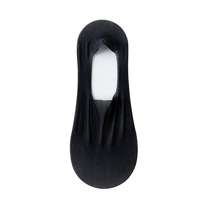 Women's Mesh Boat Socks Summer Thin Cotton Bottom Non-slip Tight Ice Silk Arbitrary Cut Women's Low Cut Invisible Socks 77dcf