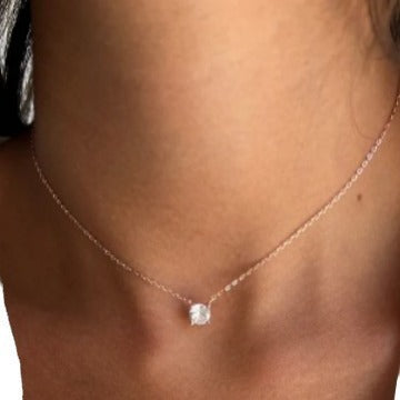 Simple Geometric Zircon Pendant Necklace For Women 77f6dd88 2d4e 4dcd a71b d146ac2848f9