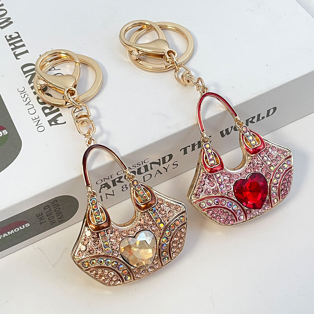 Fashion Exquisite Diamond Crystal Car Key Ring 7802383d cf8d 4a76 a8bd dfe76537e81b