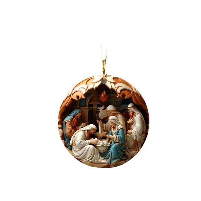 Creative Christmas Acrylic Car Decoration Pendant 780d5ef4 f3d6 41f2 8ced 1e87c1f2e482