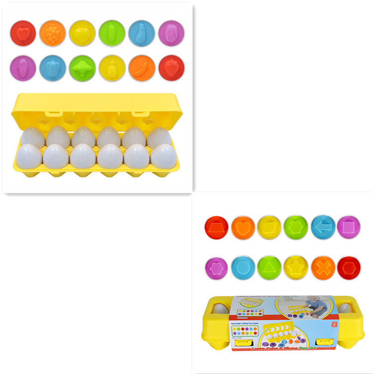 Baby Learning Educational Toy Smart Egg Toy Games Shape Matching Sorters Toys Montessori Eggs Toys For Kids Children 781114bb