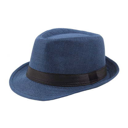 Fashion Personality Linen Top Hat Men 78145d89 304c 4003 b234 acbb7035dd76