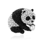 Alloy Male Cartoon Panda Full Drill Brooch 781840920578