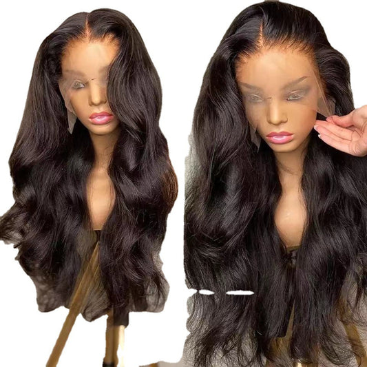 Wig European And American Lace Wigs Chemical Fiber Headgear Front Lace Long Roll 781ff9af 4a0f 4858 99a4 aefa05e6ddfb