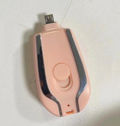 1500mAh Mini Power Emergency Pod Keychain Charger With Type-C Ultra-Compact Mini Battery Pack Fast Charging Backup Power Bank - 图片 15