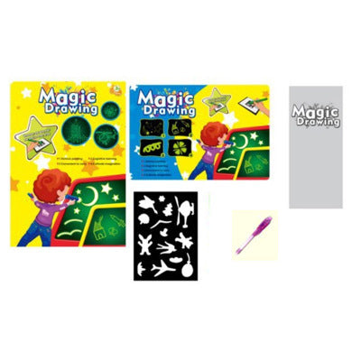 Educational Toy Drawing Pad 3D Magic 8 Light Effects Puzzle Board Sketchpad 782406640634