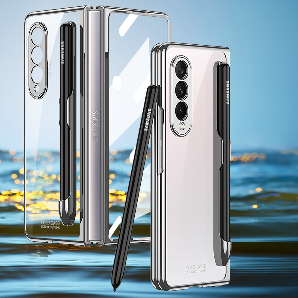 Mobile Phone Case Folding All-inclusive Electroplating Transparent Anti-drop 782dfa44 6be7 49b7 8a66 c42dc3ed5db4