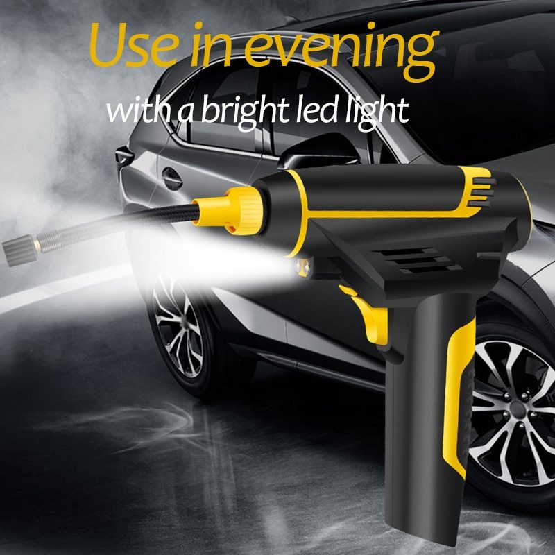 Automatic Portable Handheld Digital LED Smart Car Air Compressor 783751755893