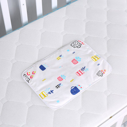 Baby cotton portable diaper changing pad 784430631971