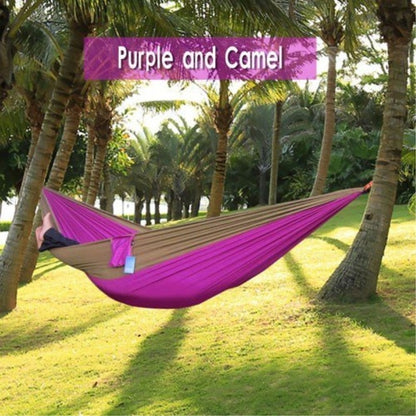 Backpacking Hammock - Portable Nylon Parachute Outdoor Double Hammock 784466426128