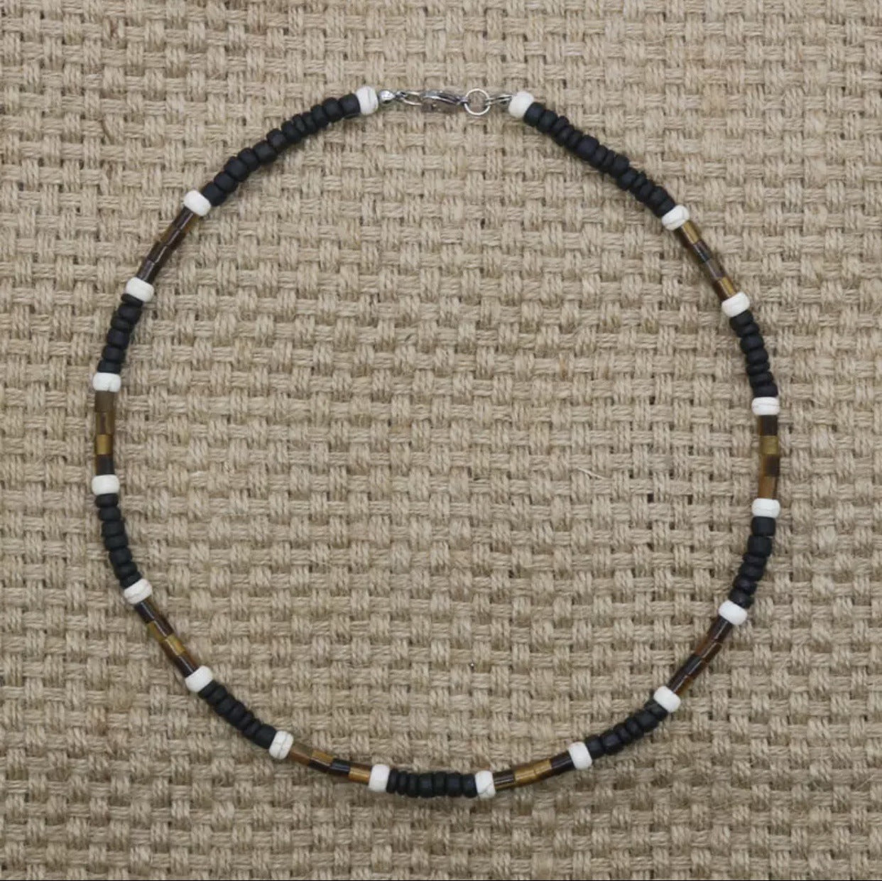 Men's Beaded Tribal Necklace Coir Surf 7859194f 395d 4316 9c1f 1adb334bef95