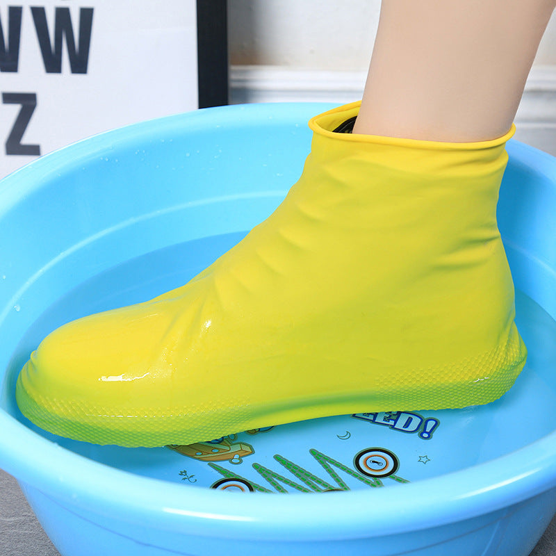 Men and women hiking slip wearable easy to carry silicone rain boots 78695899667