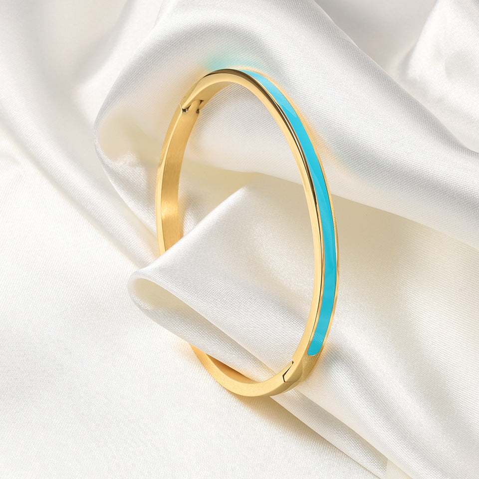 Stainless Steel Color Epoxy Women's Bracelet Gold Buckle 7876637e 0cb3 46c3 b661 7b425de8308c