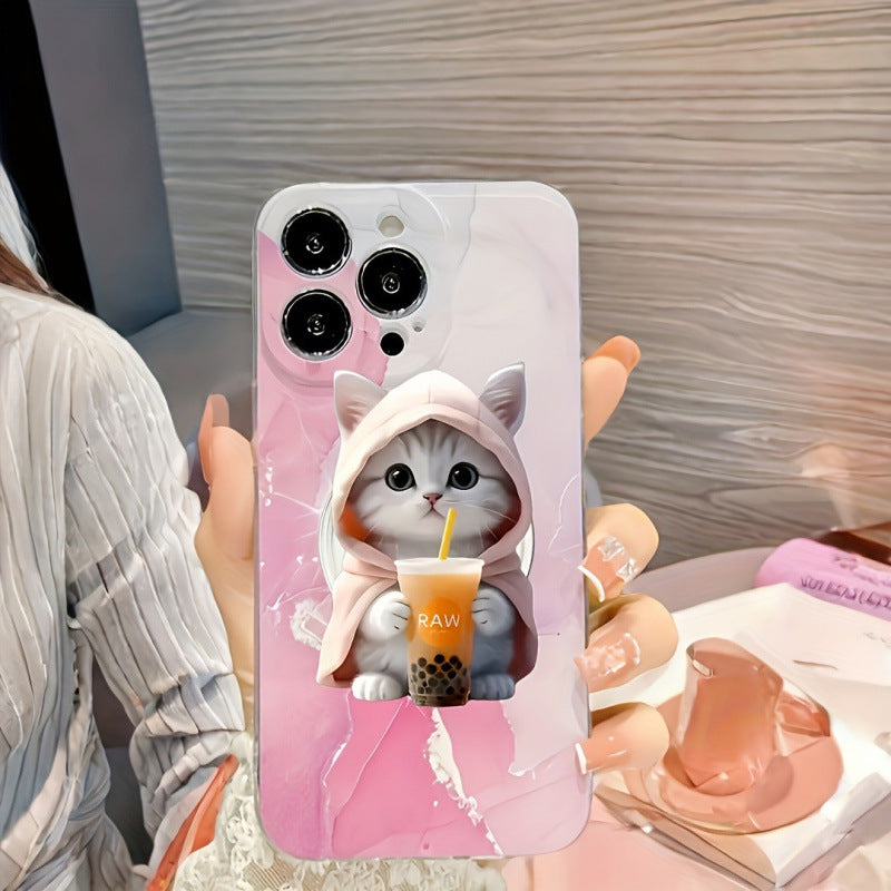 Creative Cartoon Acrylic Flat Cartoon Phone Holder - 图片 5