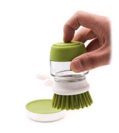 Dishwashing And Pot Washing Brush With Liquid Soap For Tableware 789475570055