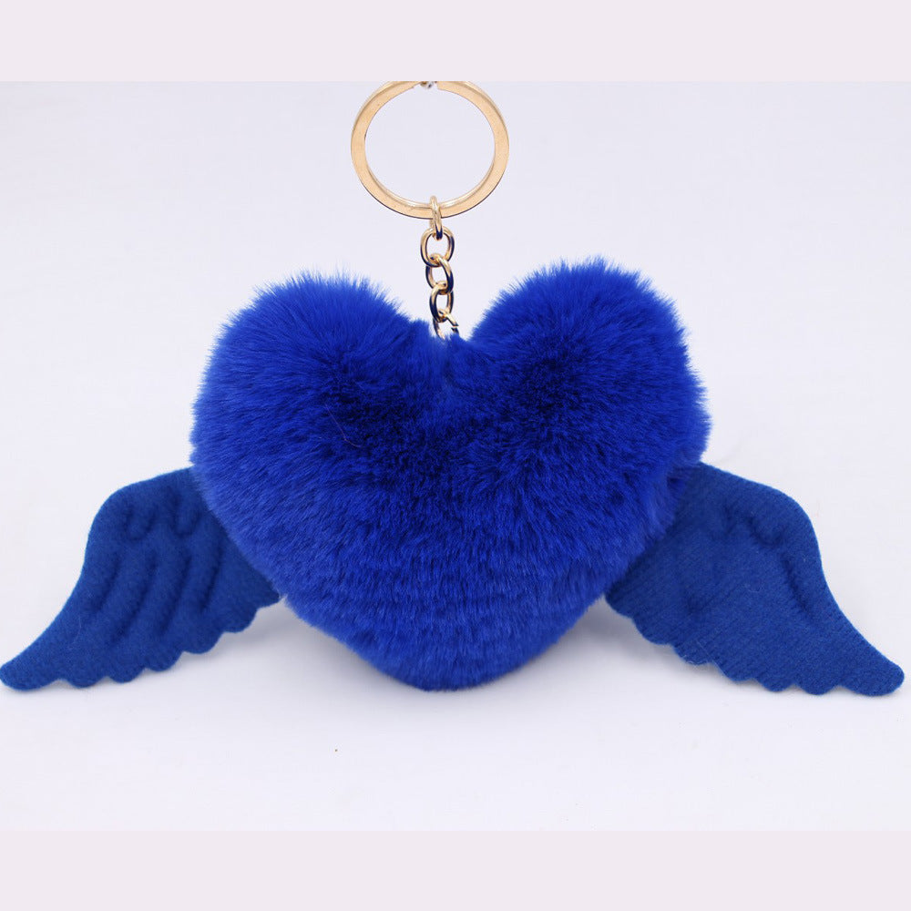 Heart Wool Ball Keychain Pendant 789bd6b0 5d4d 4a89 b895 ca9dcc23e315
