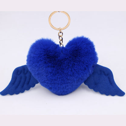 Heart Wool Ball Keychain Pendant 789bd6b0 5d4d 4a89 b895 ca9dcc23e315